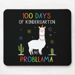 Tage Kindergarten Kein Probllama Spaß Llama Teache Mousepad
