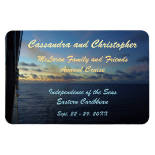 Tage Meeran der großen Stateroom Tür-Markierung Magnet