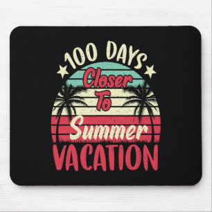 Tage Naher bis Sommerurlaub Lehrer 100 Tage Mousepad