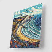 Tage Quadratische Wanduhr (Winkel)