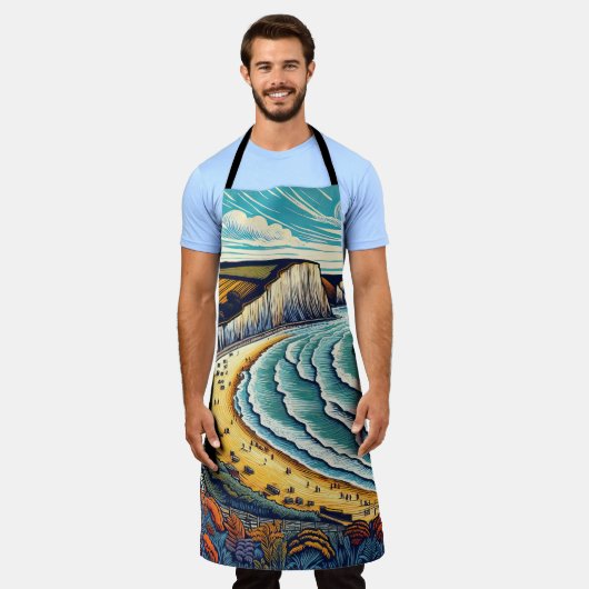 Tage Schürze (Getragen)