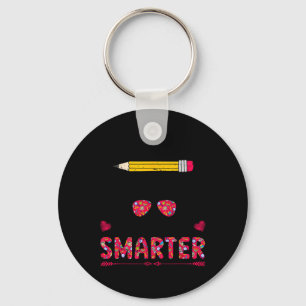 Tage Smarter Girls Messy Bun Hair 100. Tag der Wei Schlüsselanhänger