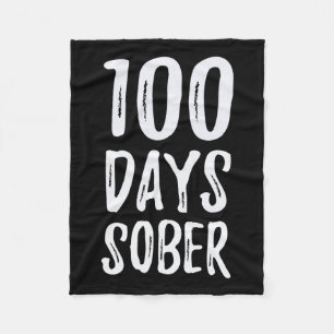 Tage Sober Herzlichen Glückwunsch Sobriety Fleecedecke