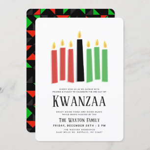 Tage von Kwanzaa Party Einladung