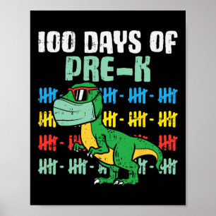Tage vor der Behandlung mit Dinosaurier in Maske Q Poster