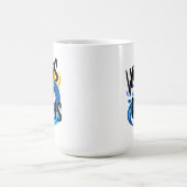 Tage-Wellen, Beach Life, OzeanIllustration Kaffeetasse (Mittel)