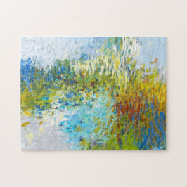 Tage wie diese - Abstrakte impressionistische Male Puzzle