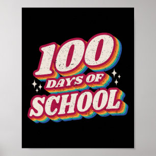 Tage Y’all Teacher or Student 100. Schultag Poster