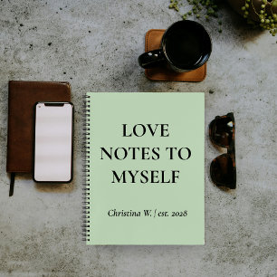 Tagebuch der Selbstliebe für Frauen, Affirmations- Notizblock