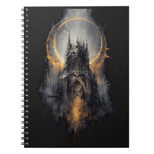 Tagebuch für dunkle Fantasy-Gotik-Architektur (Vorderseite)