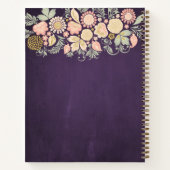 Tagebuch für elegante rustikale Kochbuch-Rezepte Notizblock (Rückseite)