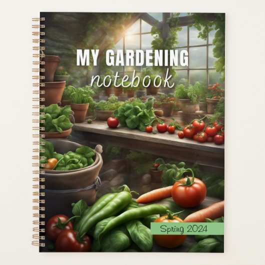 Tagebuch für mein GartenNotebook (Vorderseite)
