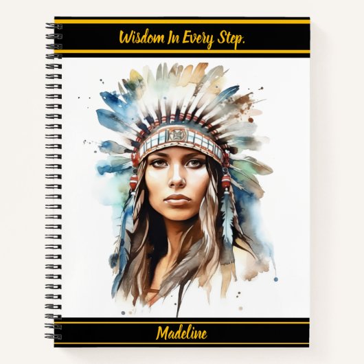 Tagebuch für traditionelle Kunst: Kühne Muster Notizblock (Vorderseite)