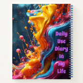 Tagebuch in meinem Leben täglich benutzen Notizblock (Rückseite)