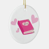 Tagebuch Keramik Ornament (Rechts)