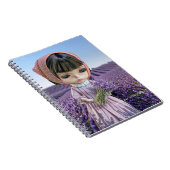 Tagebuch ・Lavendel-Nachmittag (Rechte Seite)