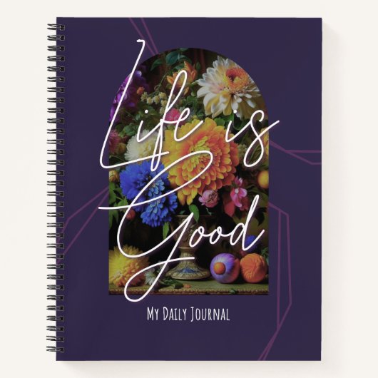 Tagebuch 'Life is Good' Notizblock (Vorderseite)
