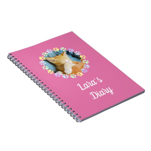 Tagebuch Name-des rosa das niedliche (Rechte Seite)