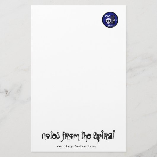 Tagebuch-Notizblock Briefpapier (Vorderseite)