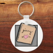 Tagebuch-Schlüsselanhänger Schlüsselanhänger (Vorderseite)