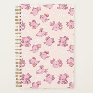 Tagebuch süße rosa Axolotl