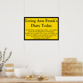 Tagebuchzitat von Anne Frank Poster (Küche)