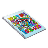 Tages der Zahlen Mathematikheft | Mathe Rockstar Notizblock (Rechte Seite)