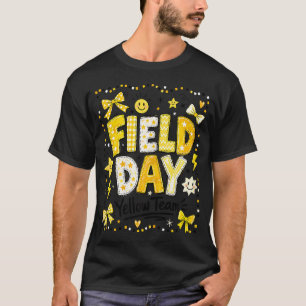 Tages des Feldes Gelbes Team Lustig Für Lehrer Tag T-Shirt