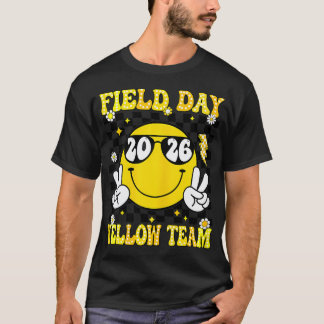 Tages des Feldes Gelbes Team Lustig für Lehrer Tag T-Shirt