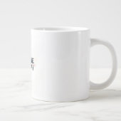 Tages eins oder ein Tag Motivation Jumbo-Tasse (Rechts)
