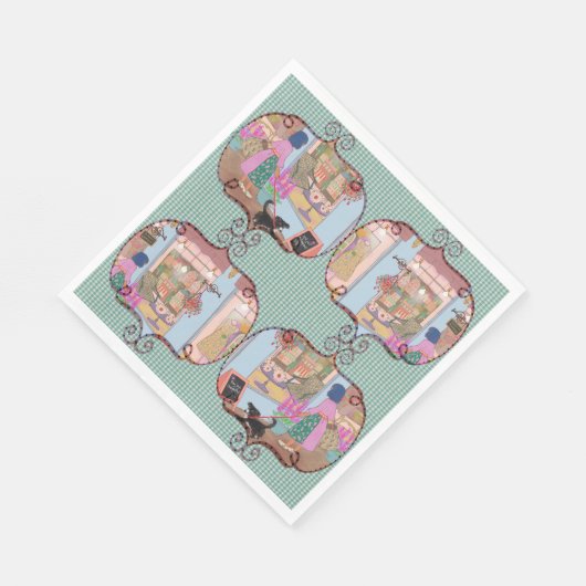 Tages- & Eventserviette Serviette (Ecke)