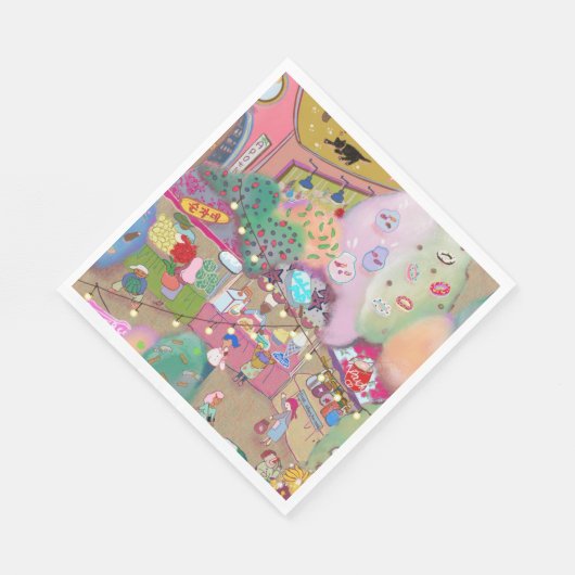 Tages- & Eventserviette Serviette (Ecke)