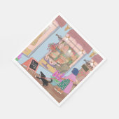 Tages- & Eventserviette Serviette (Ecke)