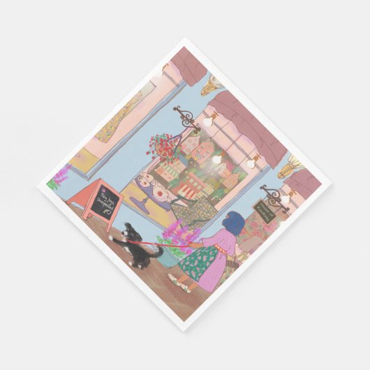 Tages- & Eventserviette Serviette (Ecke)