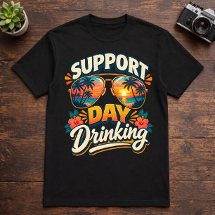 Tages-Trink-Unterstützung Tages-Trinken Strandurla T-Shirt