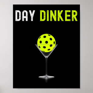Tages-Trinker-Pickleball-Shirt lustiges Pickleball Poster