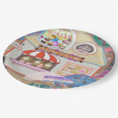 Tages- und Event-Papier-Teller Pappteller (Schrägansicht)