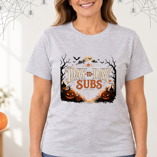 Tagesaktuelle Vertretungslehrer Halloween-Vertretu T-Shirt