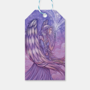Tagesanbruch-Engelfantasie-Kunst-Geschenkanhänger Geschenkanhänger