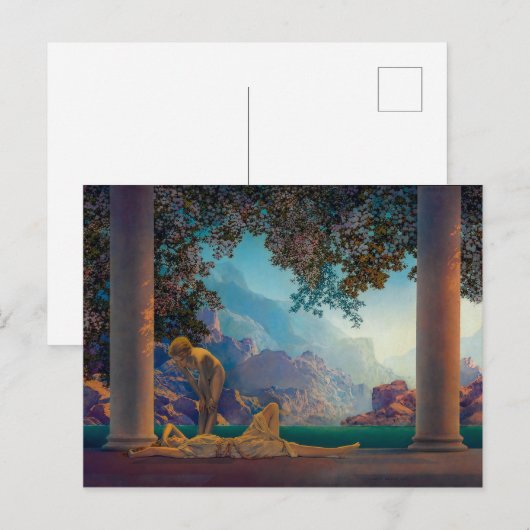 Tagesanbruch | Maxfield Parrish | Postkarte (Vorne/Hinten)