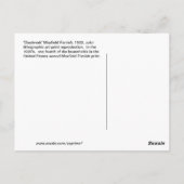 Tagesanbruch Maxfield Parrish Postkarte (Rückseite)