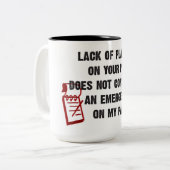 Tagesangebot Zweifarbige Tasse (Vorderseite Links)