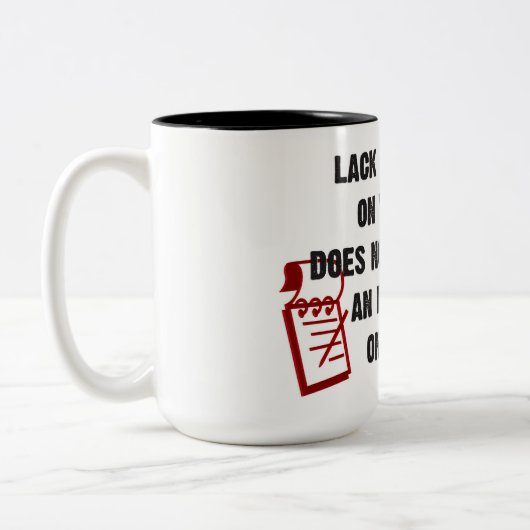 Tagesangebot Zweifarbige Tasse (Links)