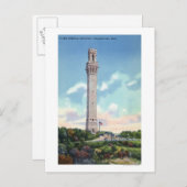 Tagesansicht des Pilgerdenkmals Postkarte (Vorne/Hinten)