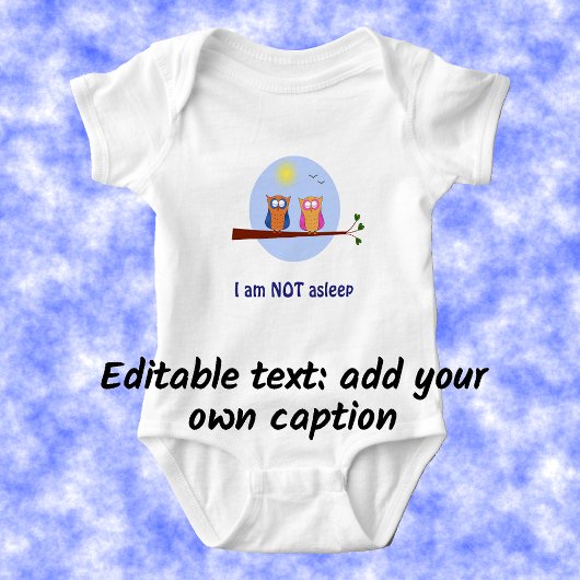 Tagesausflügler mit eigenem Cartoon Baby Strampler