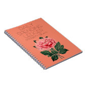 Tagesausgabe-Blume-Finanzbericht Notizblock (Rechte Seite)