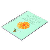 Tagesausgabe-Ledger Dahlia Finanzbericht Notizblock (Linke Seite)