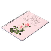 Tagesausgabe-Rose-Finanzbericht Notizblock (Linke Seite)