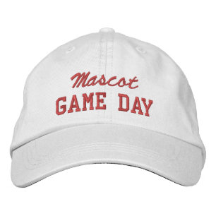 Tagesbestickte Maskottchen oder Mannschaftsname Bestickte Baseballkappe