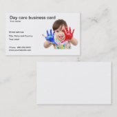 Tagesbetreuung-Visitenkarte Visitenkarte (Vorne/Hinten)